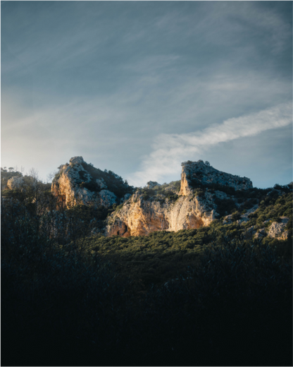 Lumière sur la roche