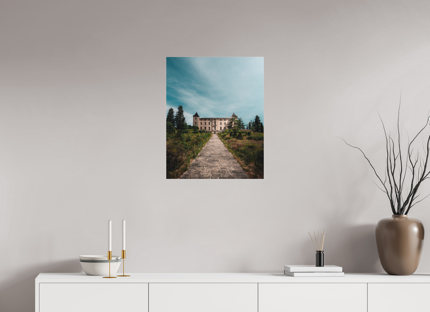 Chemin vers le château