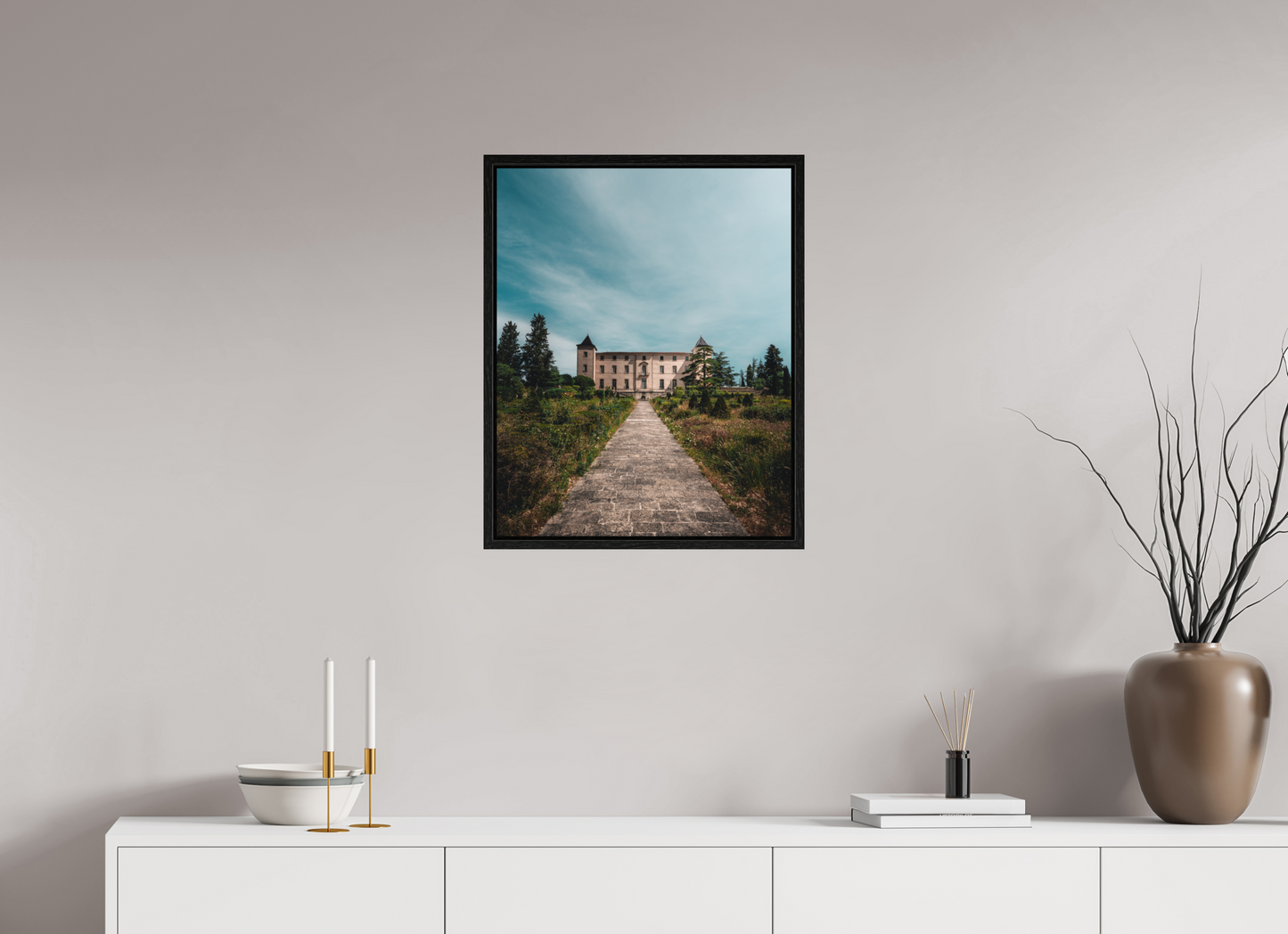 Chemin vers le château