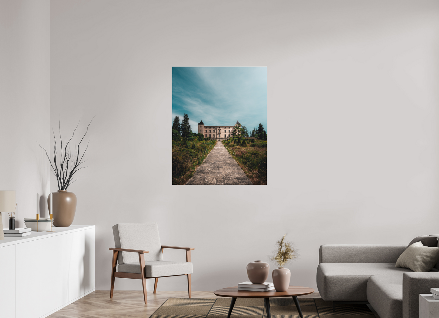 Chemin vers le château
