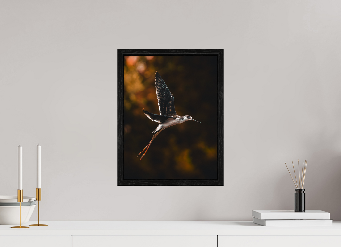 30 x 40 cm, Floater Frame Grace in Motion