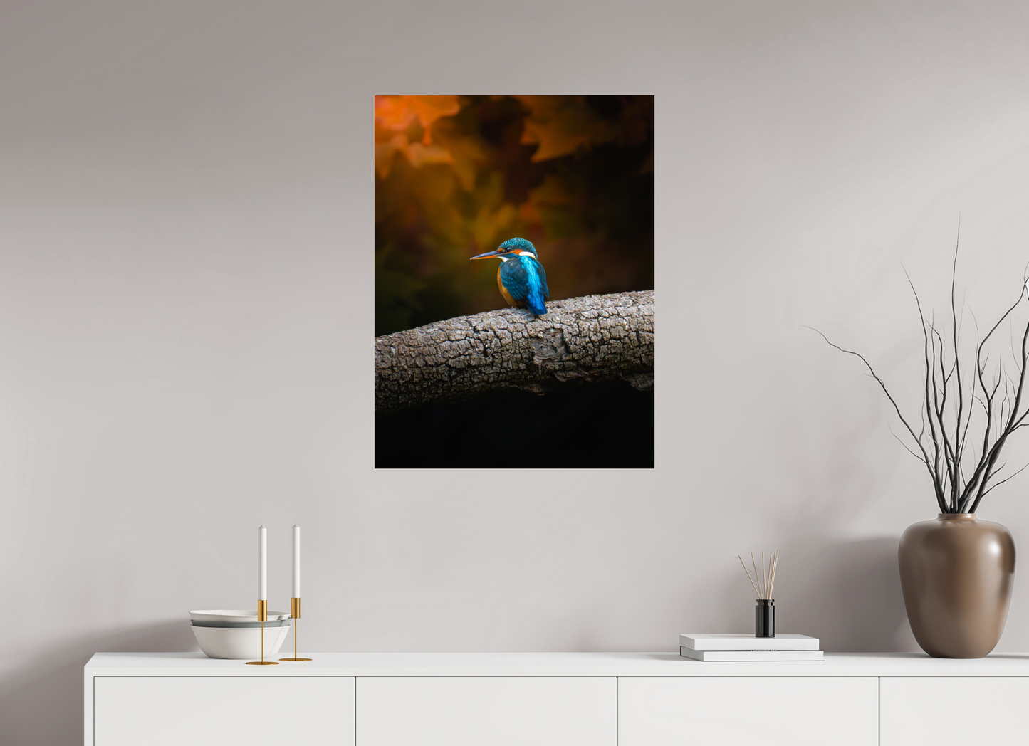 60 x 80 cm, Photo Print Under Acrylic Glass Silent Watcher