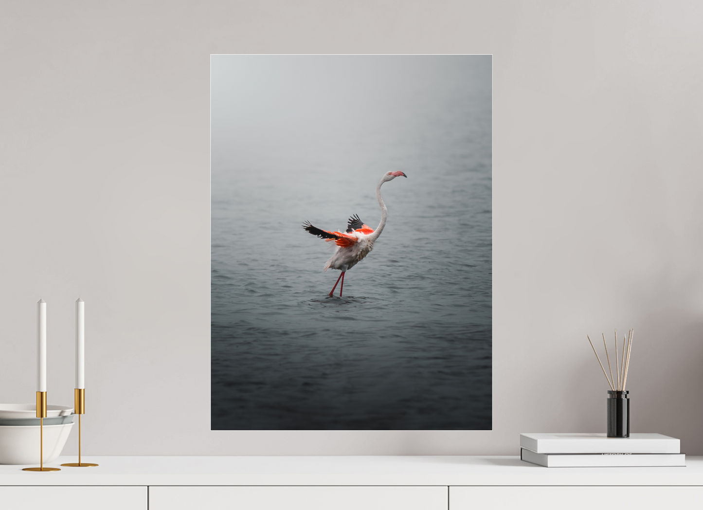 45 x 60 cm, Photo Print Under Acrylic Glass Wings of Light