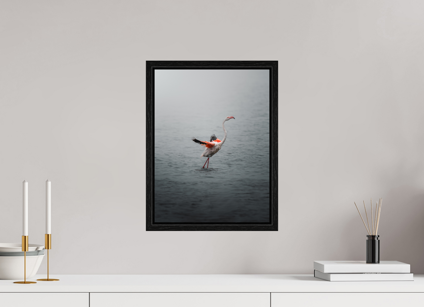 30 x 40 cm, Floater Frame Wings of Light