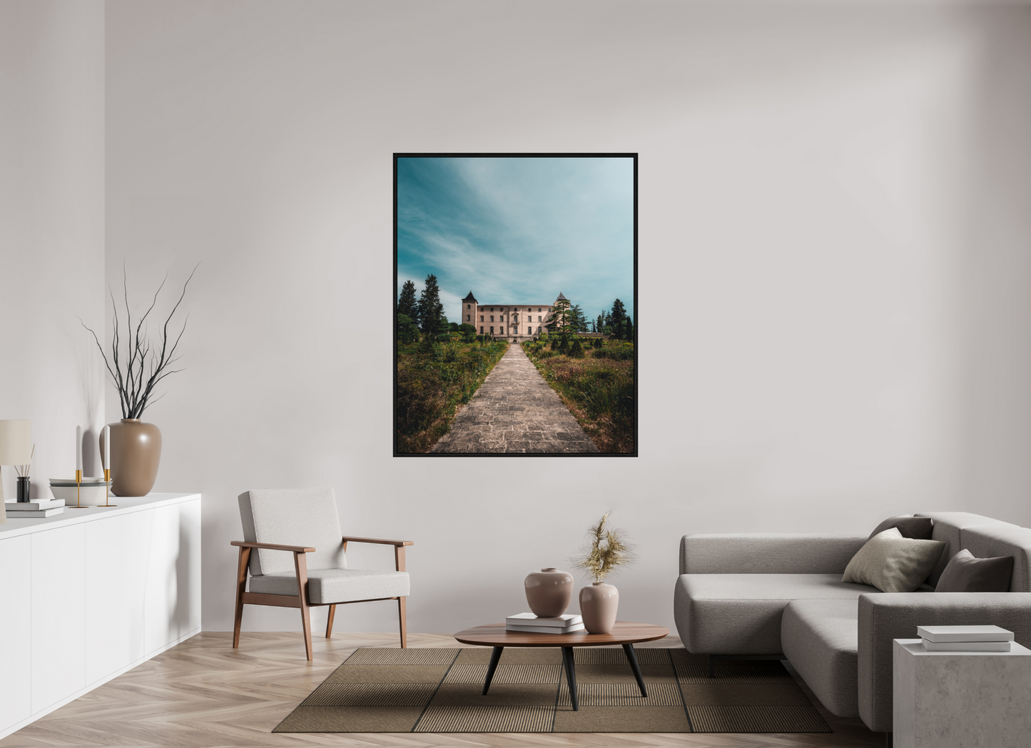 Chemin vers le château