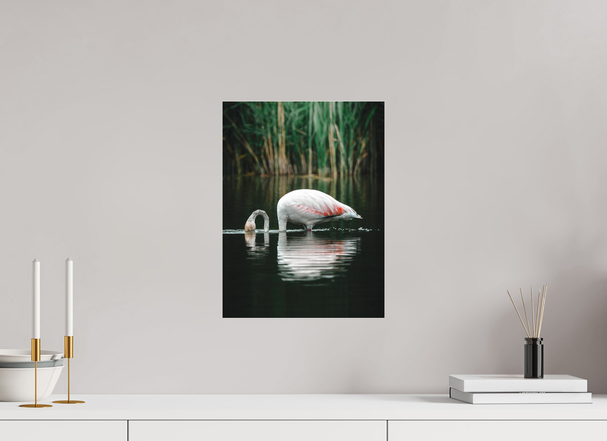 30 x 40 cm, Photo Print Under Acrylic Glass Reflections of Calm