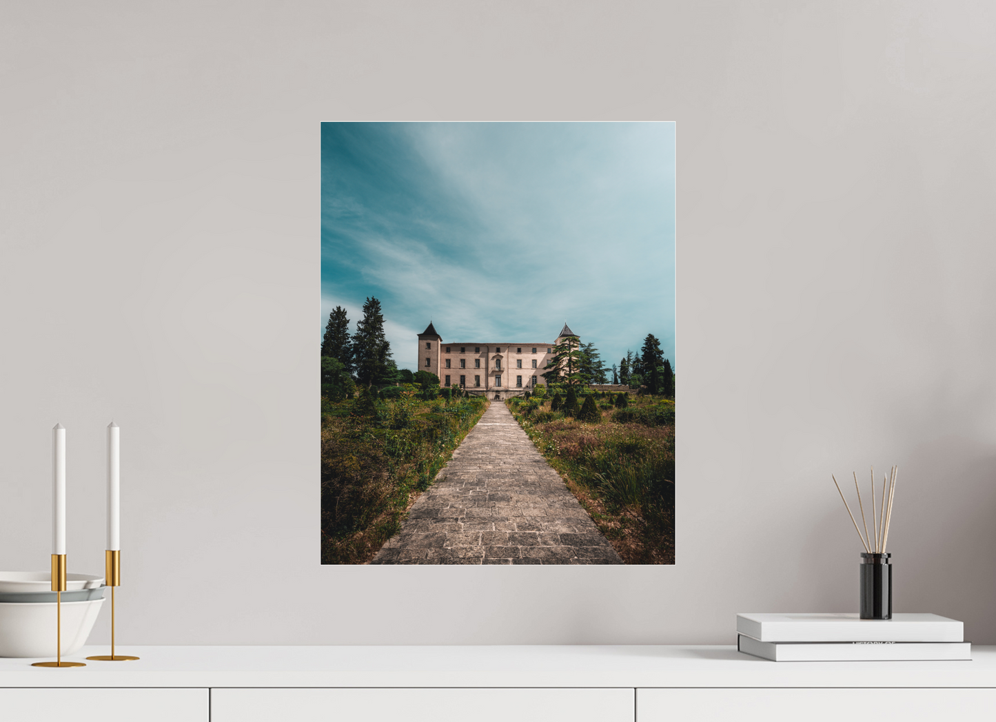 Chemin vers le château