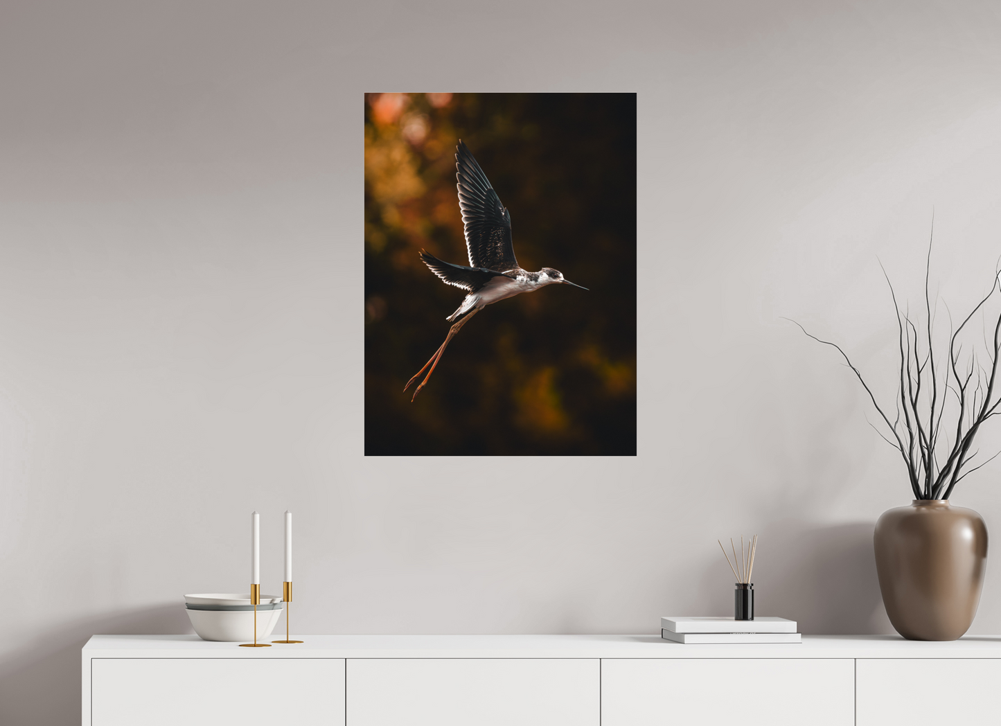 60 x 80 cm, Photo Print Under Acrylic Glass Grace in Motion