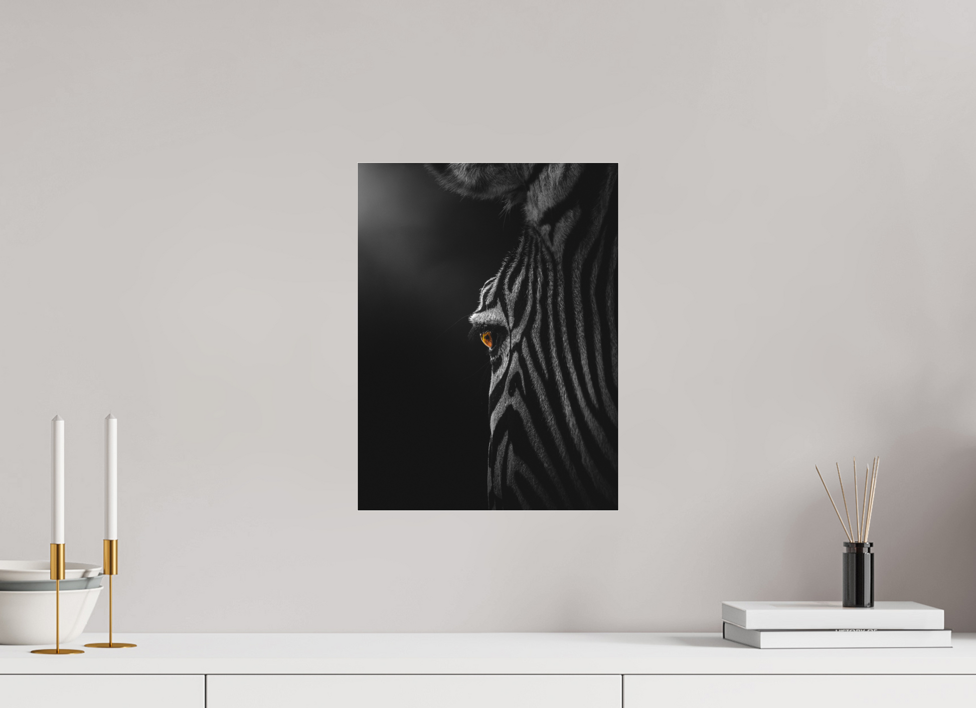 30 x 40 cm, Photo Print Under Acrylic Glass Wild Gaze