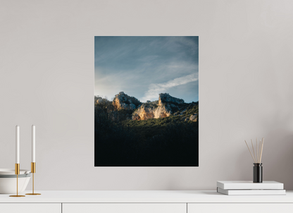 Lumière sur la roche