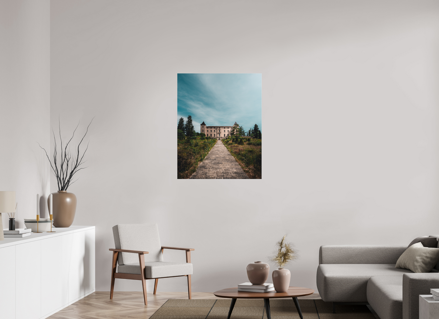 Chemin vers le château