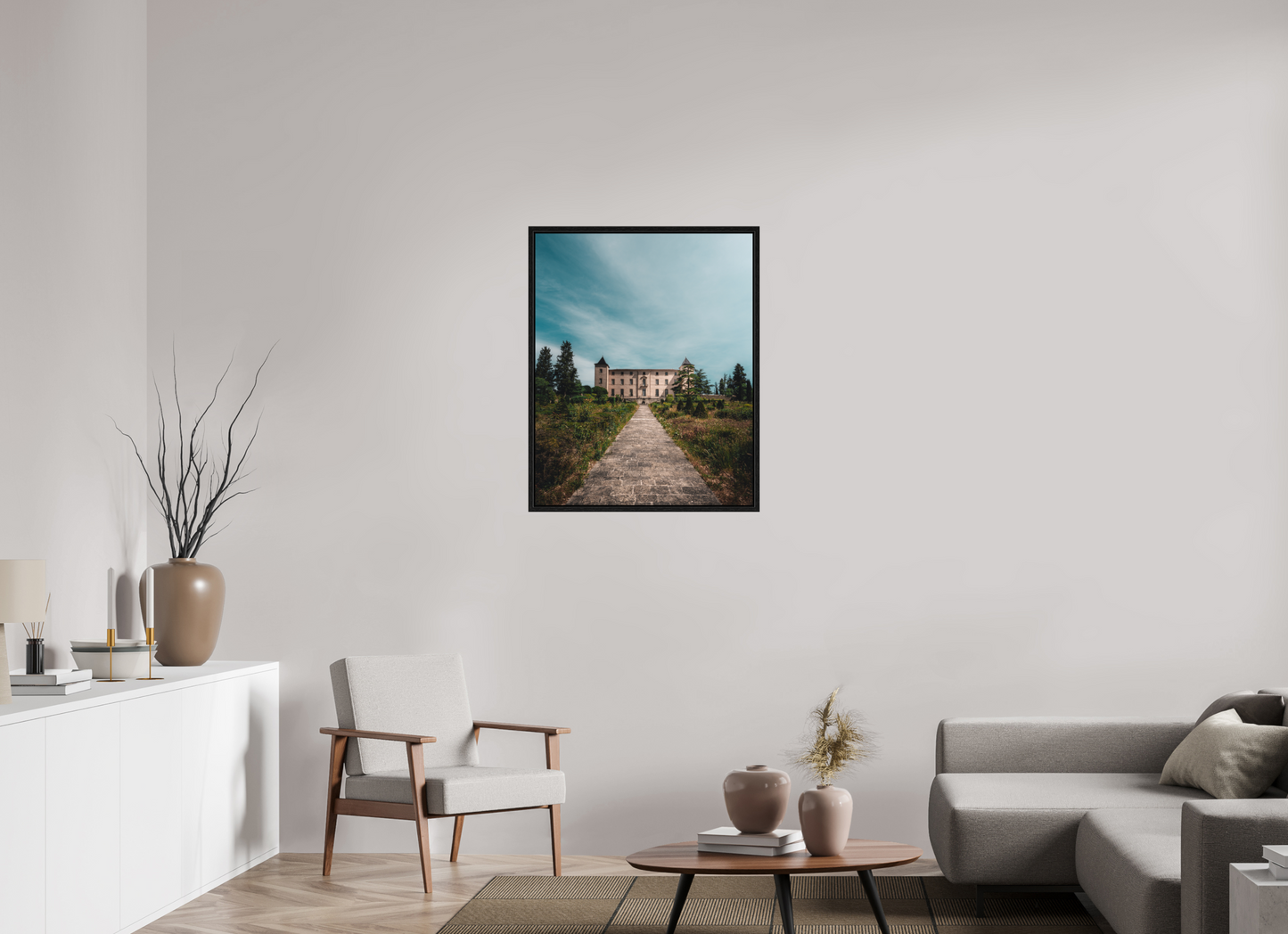 Chemin vers le château