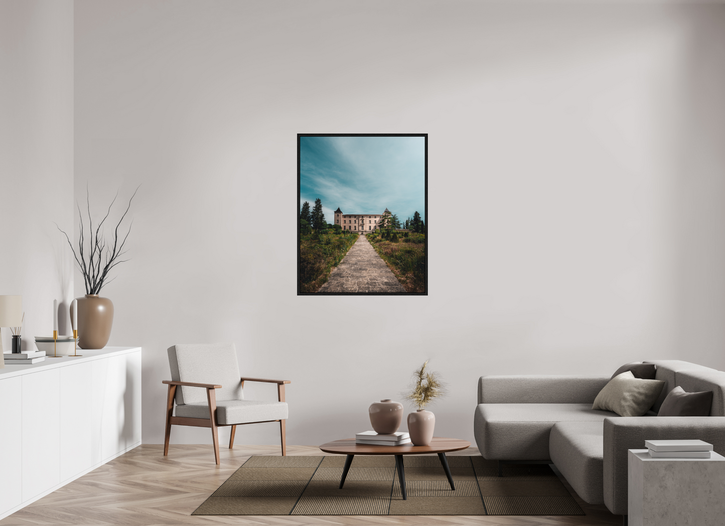 Chemin vers le château