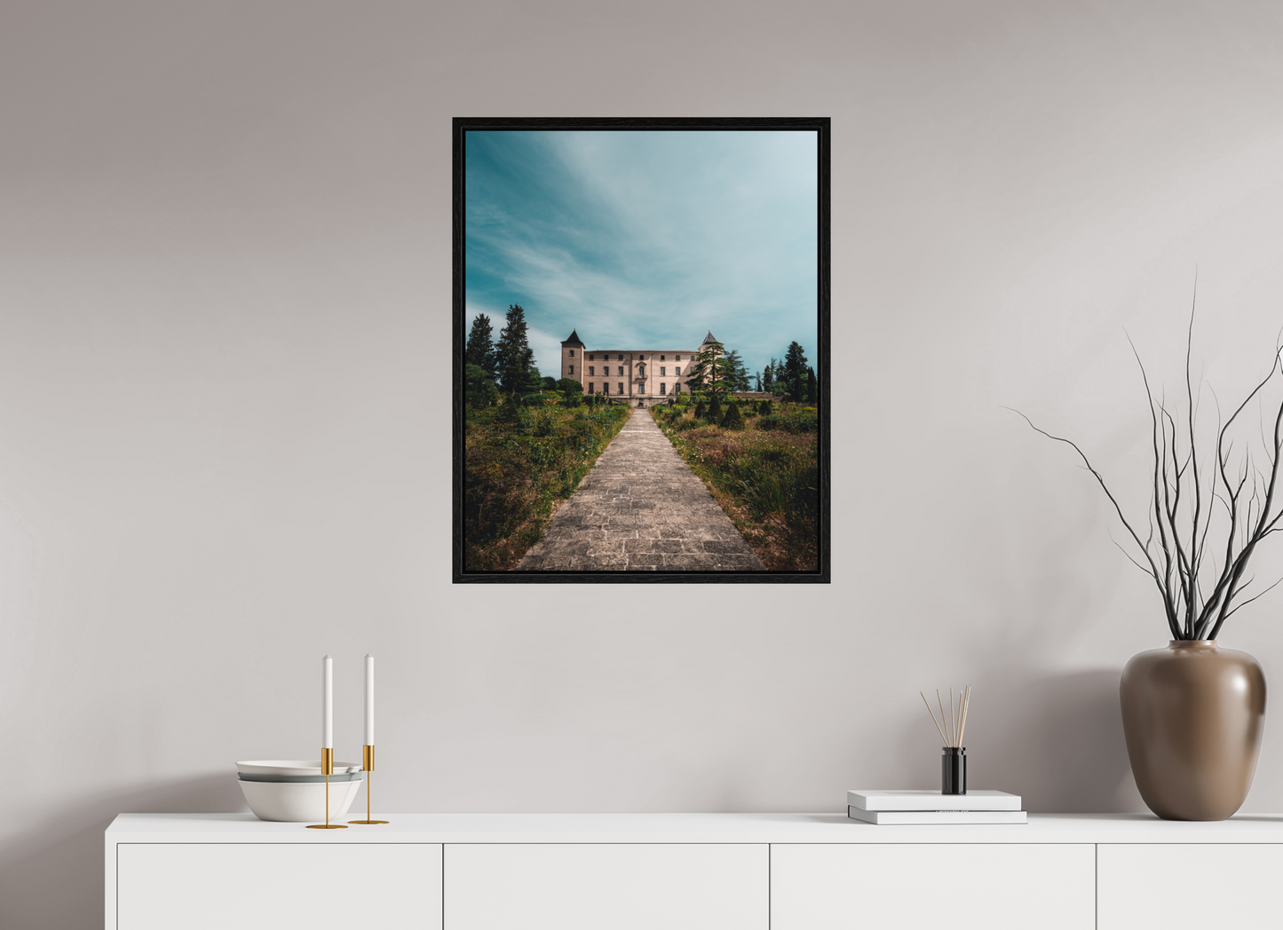 Chemin vers le château